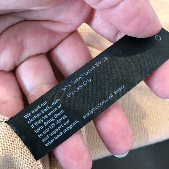 Eileen Fisher peach apricot light orange silk blend tunic sweater size 2X - Picture 8 of 12